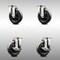 Service Caster 5 Inch 316SS Hard Rubber Wheel Swivel Top Plate Caster Brakes SCC, 2PK SCC-SS31620S514-HRS-2-TLB-2 - alternate 1